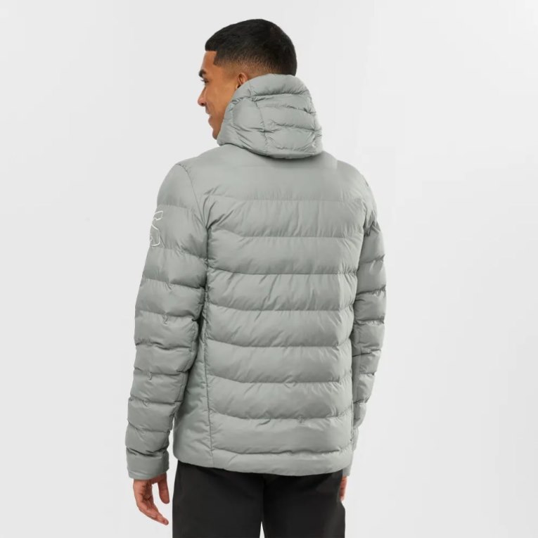 Grey Salomon Essential Xwarm Men's Insulated Jackets | PH 13608A